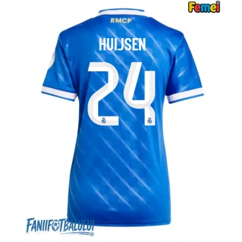 Real Madrid Dean Huijsen #24 Tricou Fotbal Replică 2025-26 Femei Treilea